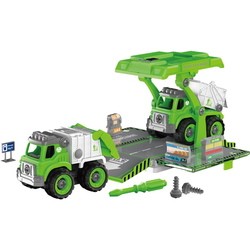 DIY Spatial Creativity Garbage Truck and Dump Truck LM9048-1A