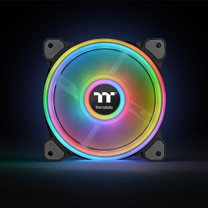 Thermaltake Riing Quad 14 RGB Radiator Fan TT Premium Edition 3 Fan Pack