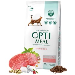 Optimeal Adult Sterilised with Beef 0.65 kg