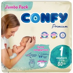 Confy Premium Diapers 1 / 80 pcs