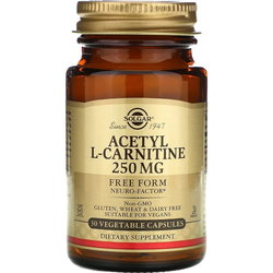 SOLGAR Acetyl-L-Carnitine 250 mg 30 cap