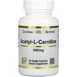 California Gold Nutrition Acetyl-L-Carnitine 500 mg 60 cap