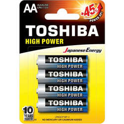 Toshiba High Power 4xAA