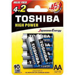 Toshiba High Power 6xAA