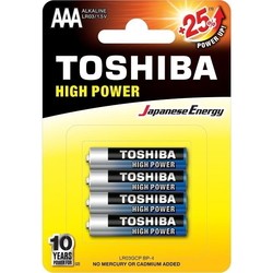 Toshiba High Power 4xAAA