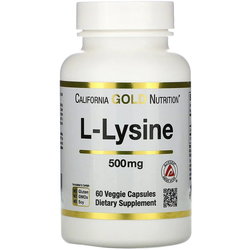 California Gold Nutrition L-Lysine 500 mg 60 cap