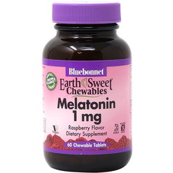 Bluebonnet Nutrition Earth Sweet Chewables Melatonin 1 mg 60 tab
