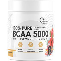 Optimum System 100% Pure BCAA 5000 Powder 200 g