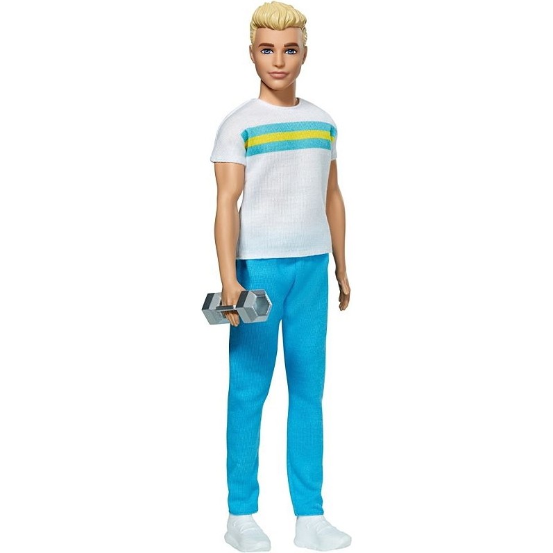 Barbie 60th Anniversary Doll 2 in Throwback Workout Look with T-Shirt GRB43