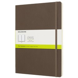 Moleskine Plain Notebook A4 Soft Brown