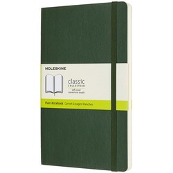 Moleskine Plain Notebook Large Soft Green