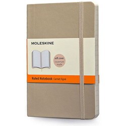 Moleskine Ruled Notebook Pocket Soft Beige
