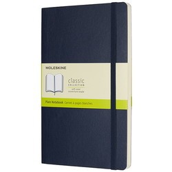Moleskine Plain Notebook Large Soft Sapphire