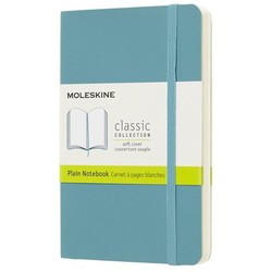 Moleskine Plain Notebook Pocket Soft Ocean Blue