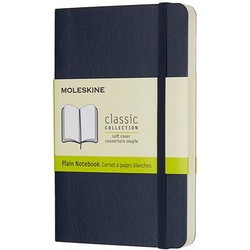 Moleskine Plain Notebook Pocket Soft Sapphire