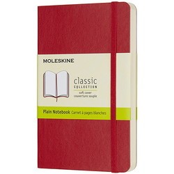 Moleskine Plain Notebook Pocket Soft Red