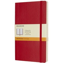 Moleskine Ruled Notebook Large Soft Red