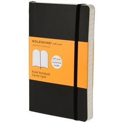 Moleskine Ruled Notebook Pocket Soft Black