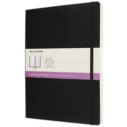 Moleskine Double Notebook Extra Large Soft Black