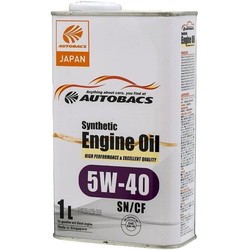 Autobacs Synthetic Engine Oil 5W-40 SN/CF 1L
