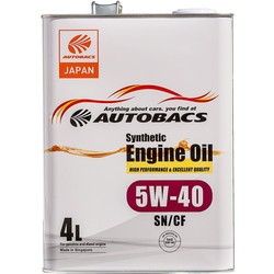 Autobacs Synthetic Engine Oil 5W-40 SN/CF 4L