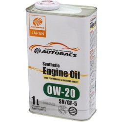 Autobacs Synthetic Engine Oil 0W-20 SN/GF-5 1L