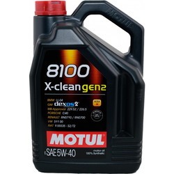 Motul 8100 X-Clean Gen2 5W-40 4L