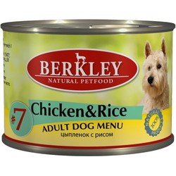 Berkley Adult Canned Chicken/Rice 1.2 kg