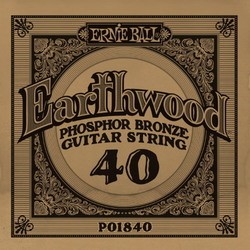 Ernie Ball Earthwood Phosphor Bronze Single 40