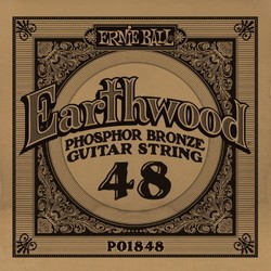 Ernie Ball Earthwood Phosphor Bronze Single 48