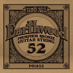 Ernie Ball Earthwood Phosphor Bronze Single 52