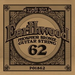 Ernie Ball Earthwood Phosphor Bronze Single 62