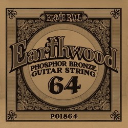 Ernie Ball Earthwood Phosphor Bronze Single 64