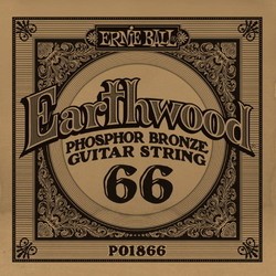 Ernie Ball Earthwood Phosphor Bronze Single 66