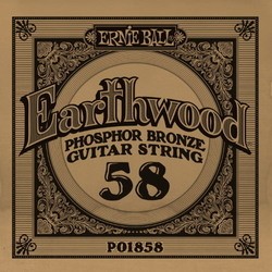 Ernie Ball Earthwood Phosphor Bronze Single 58