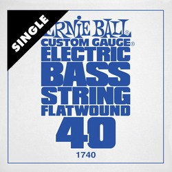 Ernie Ball Flatwound Bass Single 40