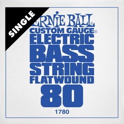 Ernie Ball Flatwound Bass Single 80