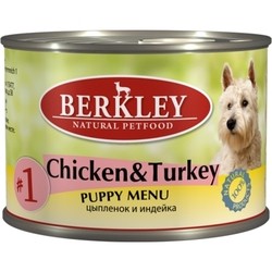 Berkley Puppy Canned Chicken/Turkey 1.2 kg