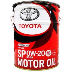 Toyota Motor Oil 0W-20 SP/GF-6A Synthetic 20L