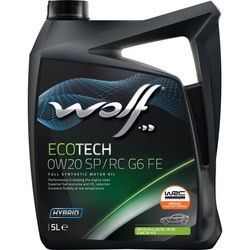 WOLF Ecotech 0W-20 SP/RC G6 FE 5L