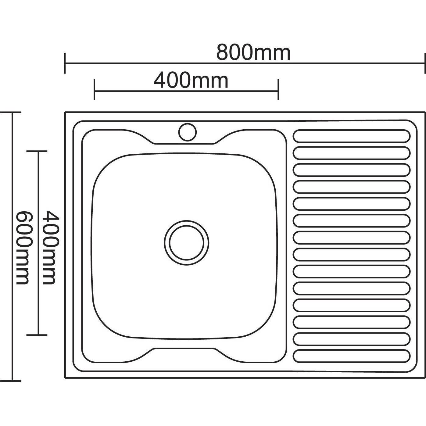 Кухонная мойка Ledeme l68060-r