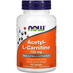 Now Acetyl L-Carnitine 750 mg 90 cap