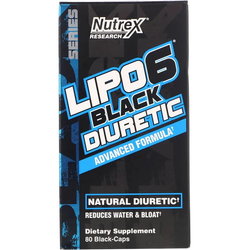 Nutrex Lipo-6 Black Diuretic 80 cap