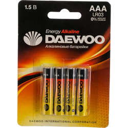 Daewoo Energy Alkaline 4xAAA