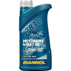Mannol 7830 Motorbike 4-Takt HD 20W-50 1L
