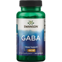 Swanson GABA 500 mg 100 cap