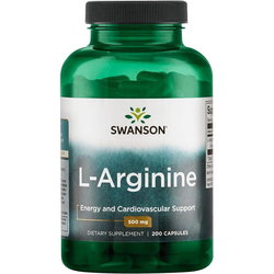 Swanson L-Arginine 500 mg 100 cap