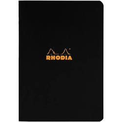 Rhodia Squared Side-Stapled A5 Black