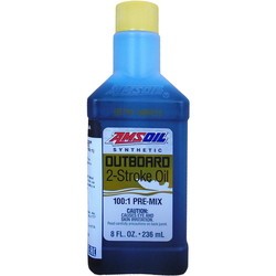 AMSoil Outboard Synthetic 100:1 Pre-Mix 2-Stroke Oil 0.25L