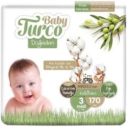 Baby Turco Diapers Midi / 34 pcs